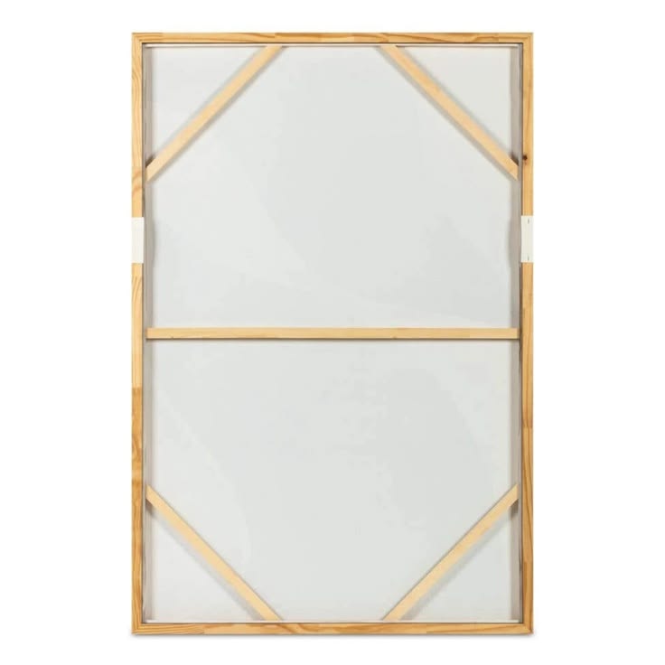 Tableau Mural Botanique Abstrait – Feuilles & Vase en Terracotta