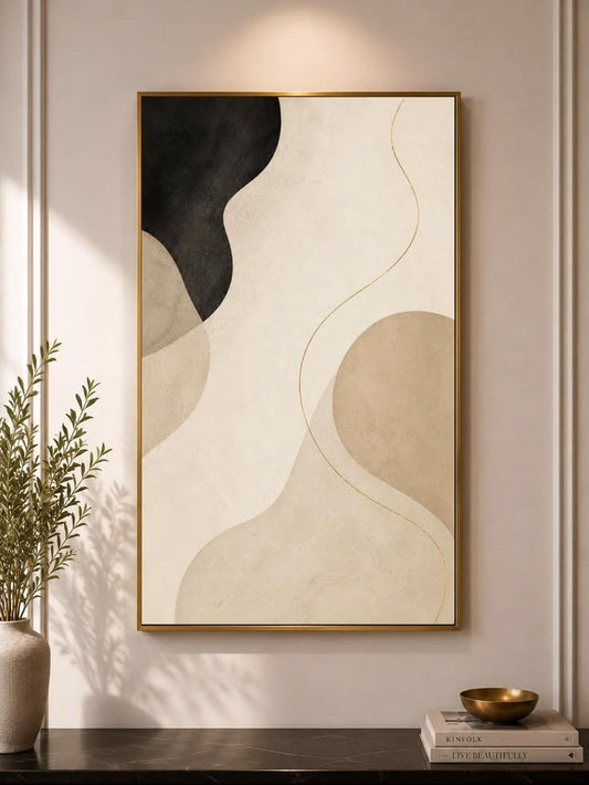 abstract canvas wall