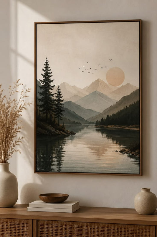 Minimalist Mountain Wall Art